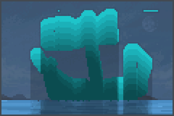 got lost t sea Pixel Art