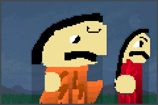 Humans up close Pixel Art