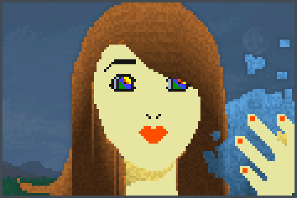 DROOL LADDY Pixel Art