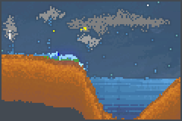 Rain Season Pixel Art