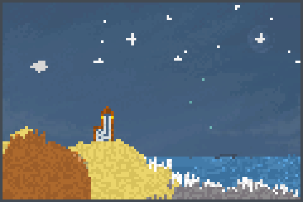 Luz para barcos Pixel Art