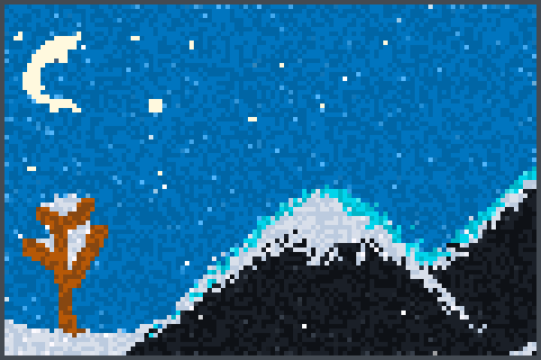 mauntin Pixel Art