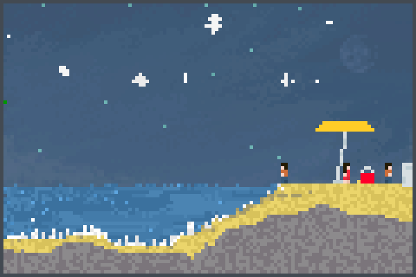 Alert tsunami.. Pixel Art