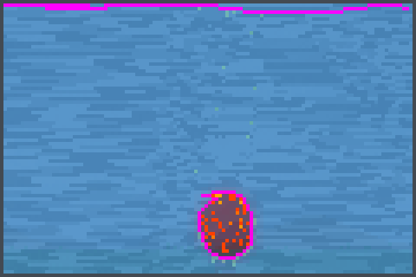 Portal in sea Pixel Art