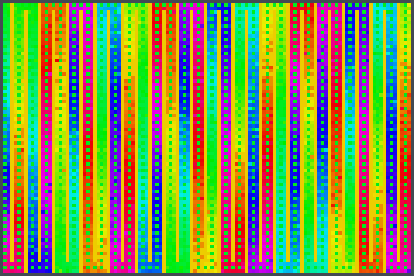 Bunter Pixel Art