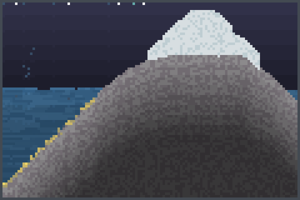 mountain. um.. Pixel Art