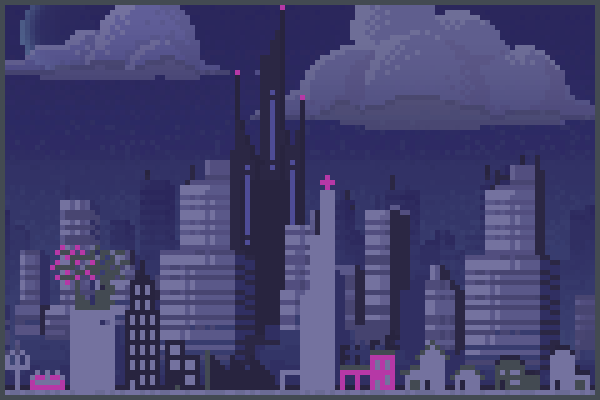 city,handmade,, Pixel Art