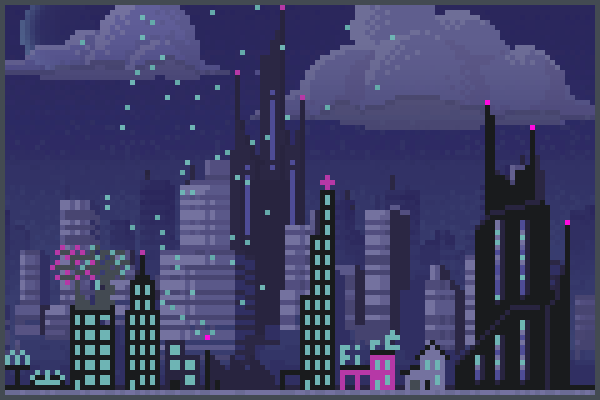 future,city,,,, Pixel Art