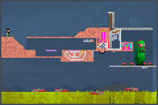 oni watch anime Pixel Art