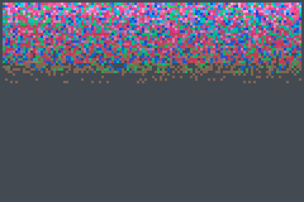 mutli gem Pixel Art