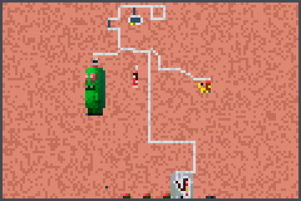 drunk kitty oni Pixel Art