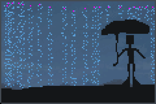 dia lluvioso .. Pixel Art