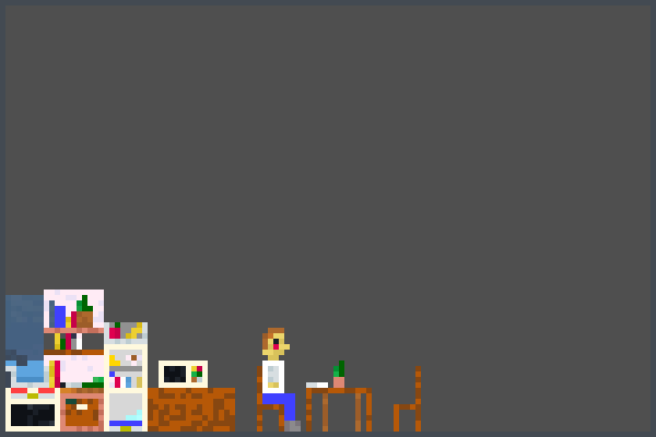 Halles kitchen Pixel Art
