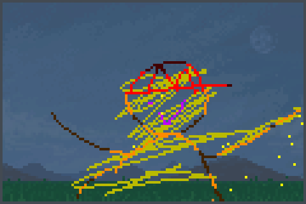 funny man mario Pixel Art