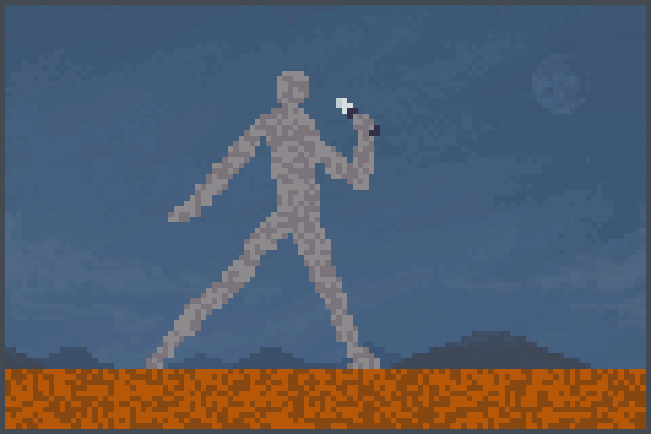 Stone singer Pixel Art