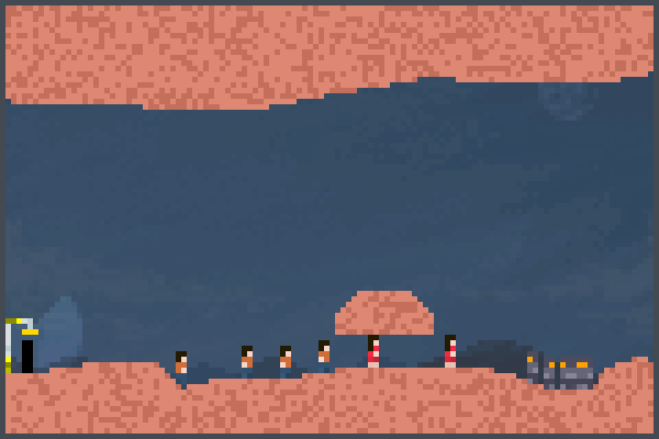 bot vs players Pixel Art