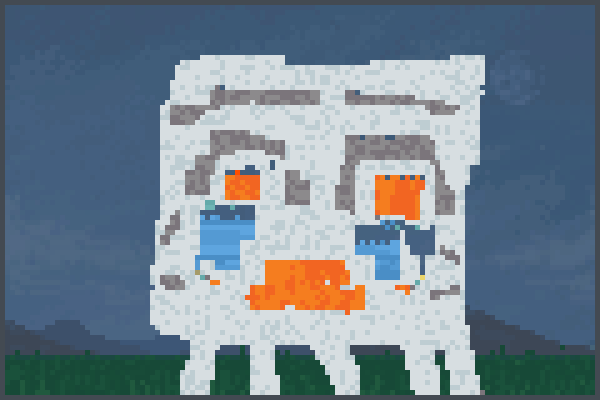 mundo blanco... Pixel Art