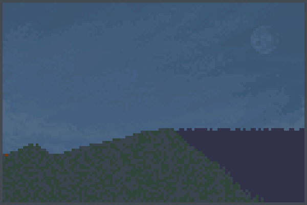 black beach Pixel Art