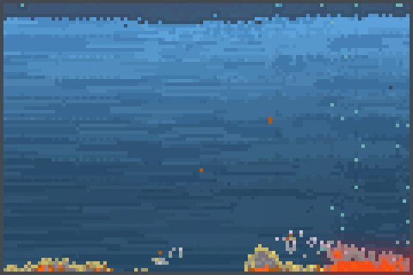 my world  sea ] Pixel Art