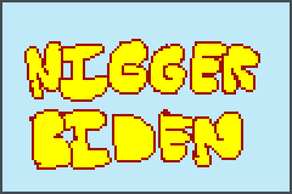 Biden is a fag Pixel Art