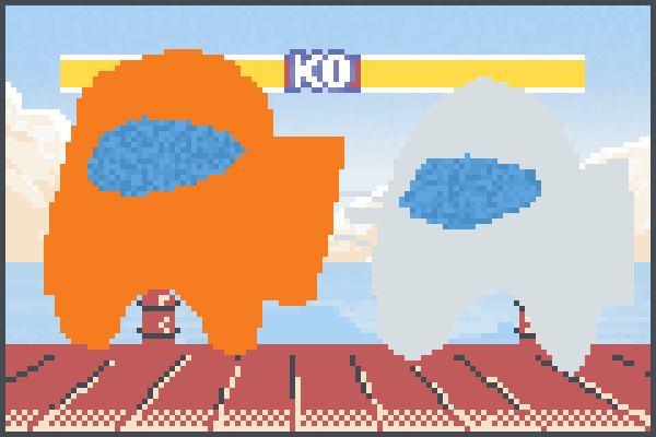 amog us Pixel Art