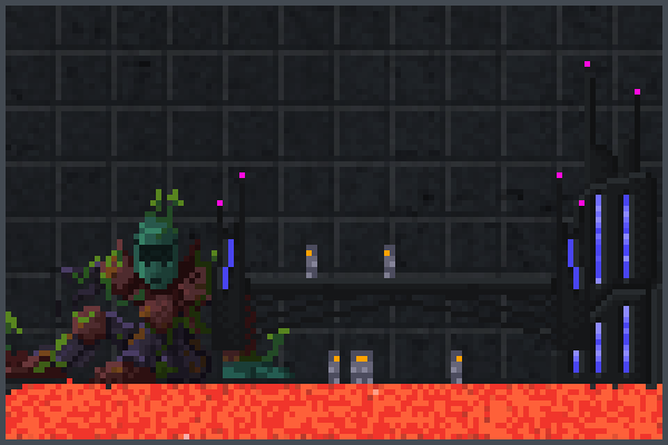 planeta robot Pixel Art