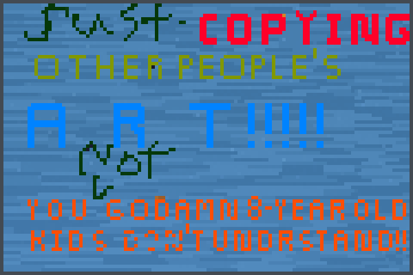 just copy Pixel Art