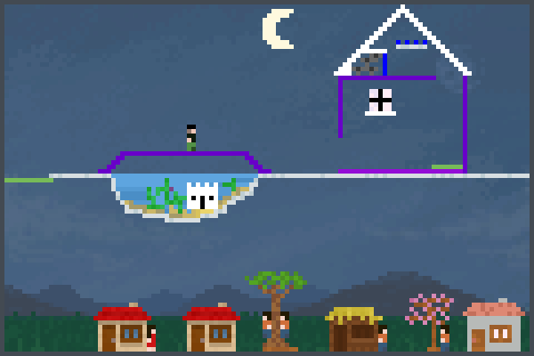 City E Friends. Pixel Art