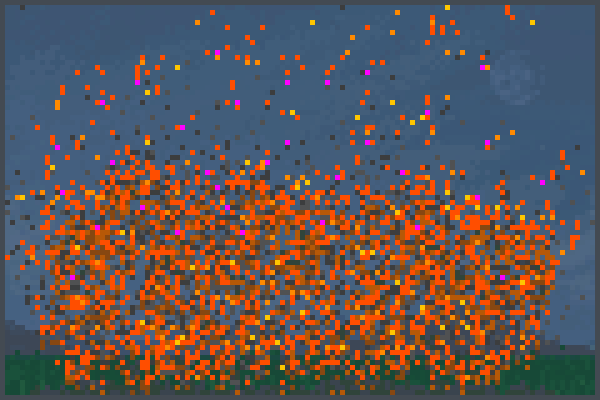 The Fire ...... Pixel Art