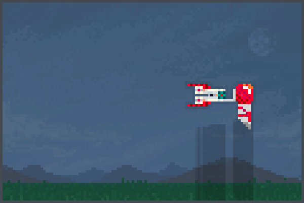 Heatray gun Pixel Art