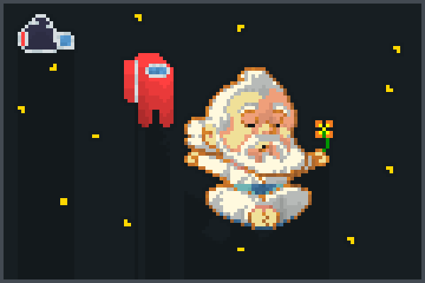 god fly amongus Pixel Art