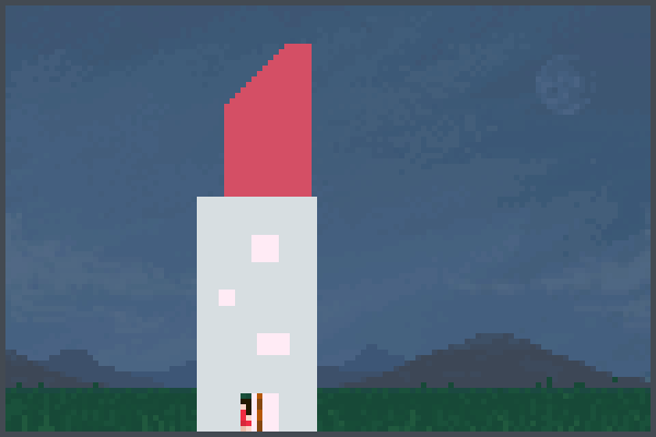 lipstick tower. Pixel Art