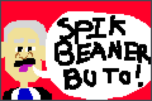 Mouth Of Biden Pixel Art