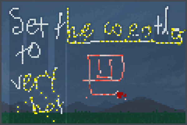 set weather hot Pixel Art