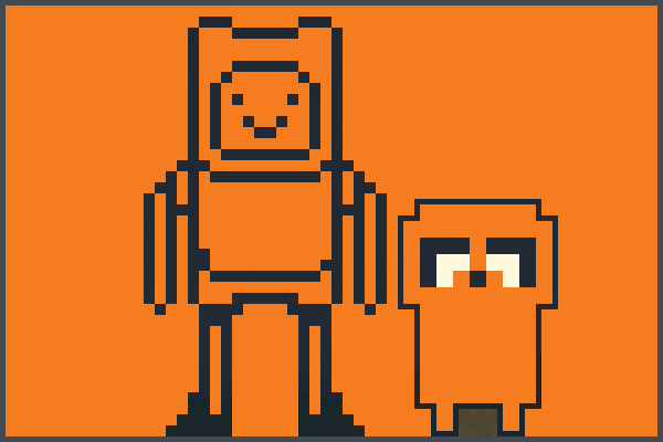 lava lava and l Pixel Art