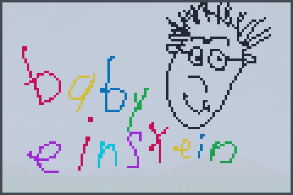 Baby Einstein Pixel Art