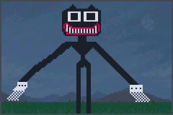 cartoon cat Pixel Art