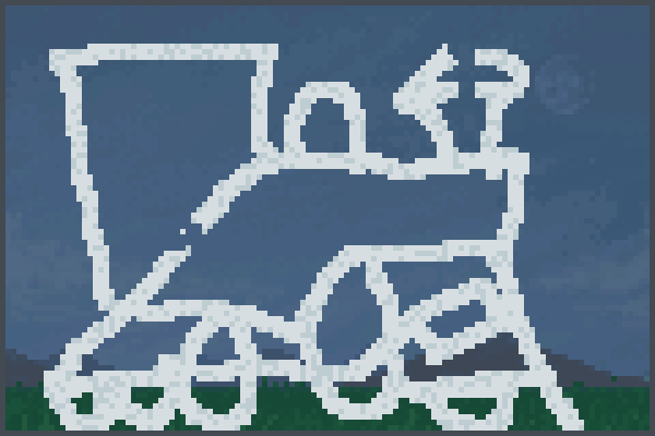engine fire up Pixel Art