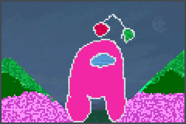 among us rosa. Pixel Art