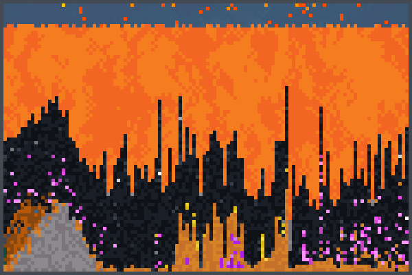 la cite atlante Pixel Art