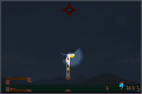destroied uman. Pixel Art