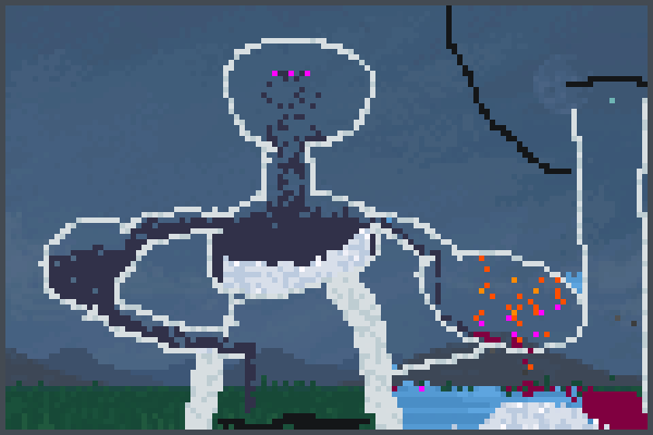 petrolio mqna Pixel Art