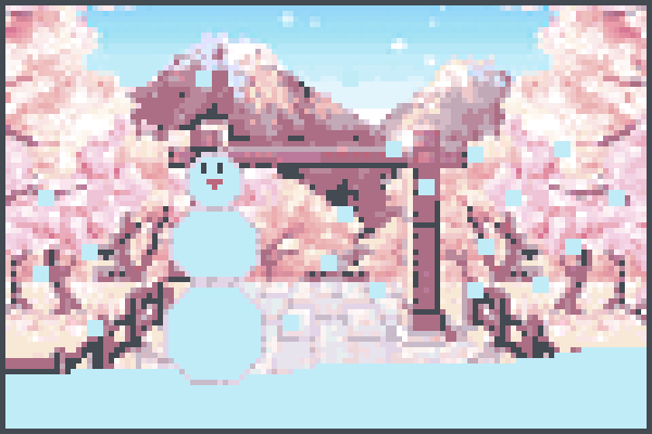 snow . Pixel Art