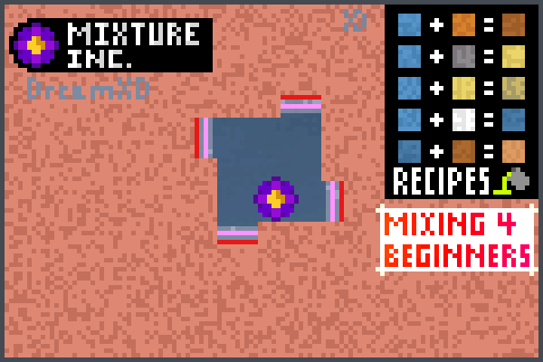 Mixing 4 beginr Pixel Art