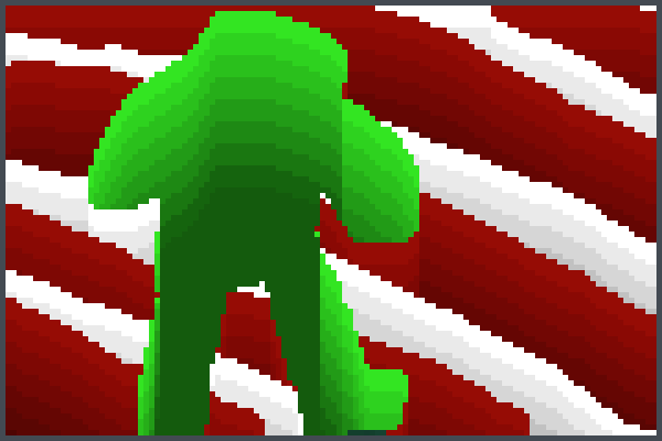 the green adult Pixel Art