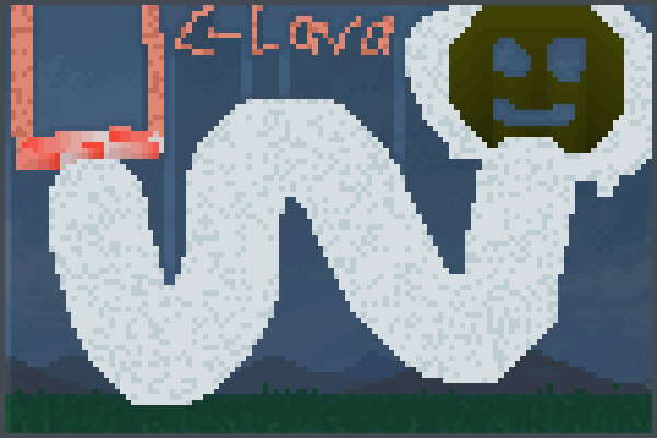 Put lava. Pixel Art