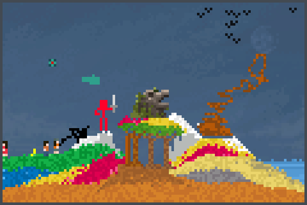 Heliovecutrope Pixel Art