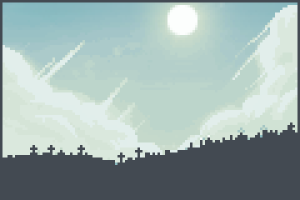 Casual hills Pixel Art