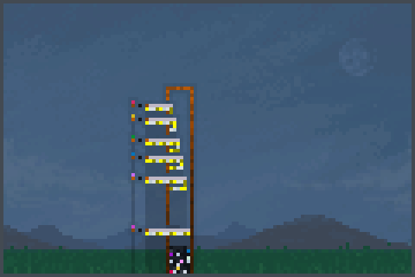 la torre color Pixel Art