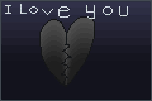 dark heart..... Pixel Art